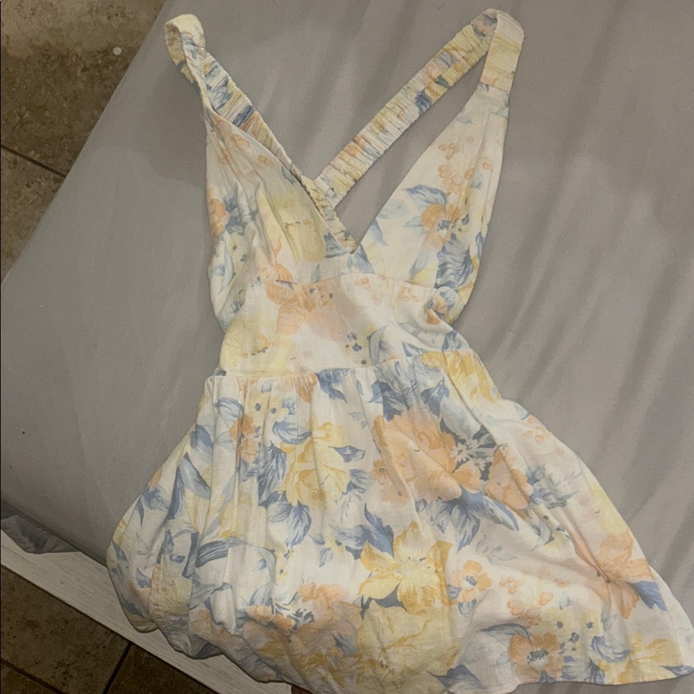 Abercrombie & Fitch Pastel Floral Romper